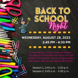 Back to School Night